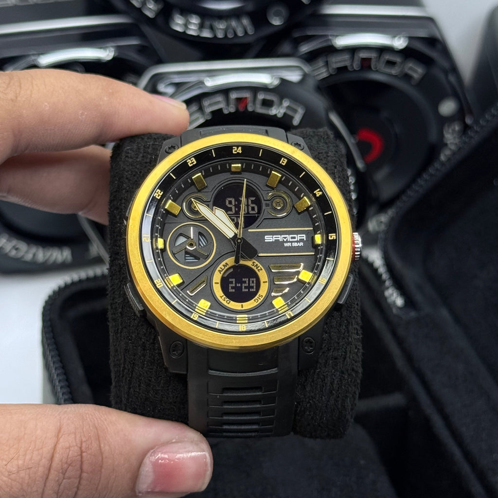 SANDA ORIGINAL DOBLE HORA PARA HOMBRE REF-3379-NDN