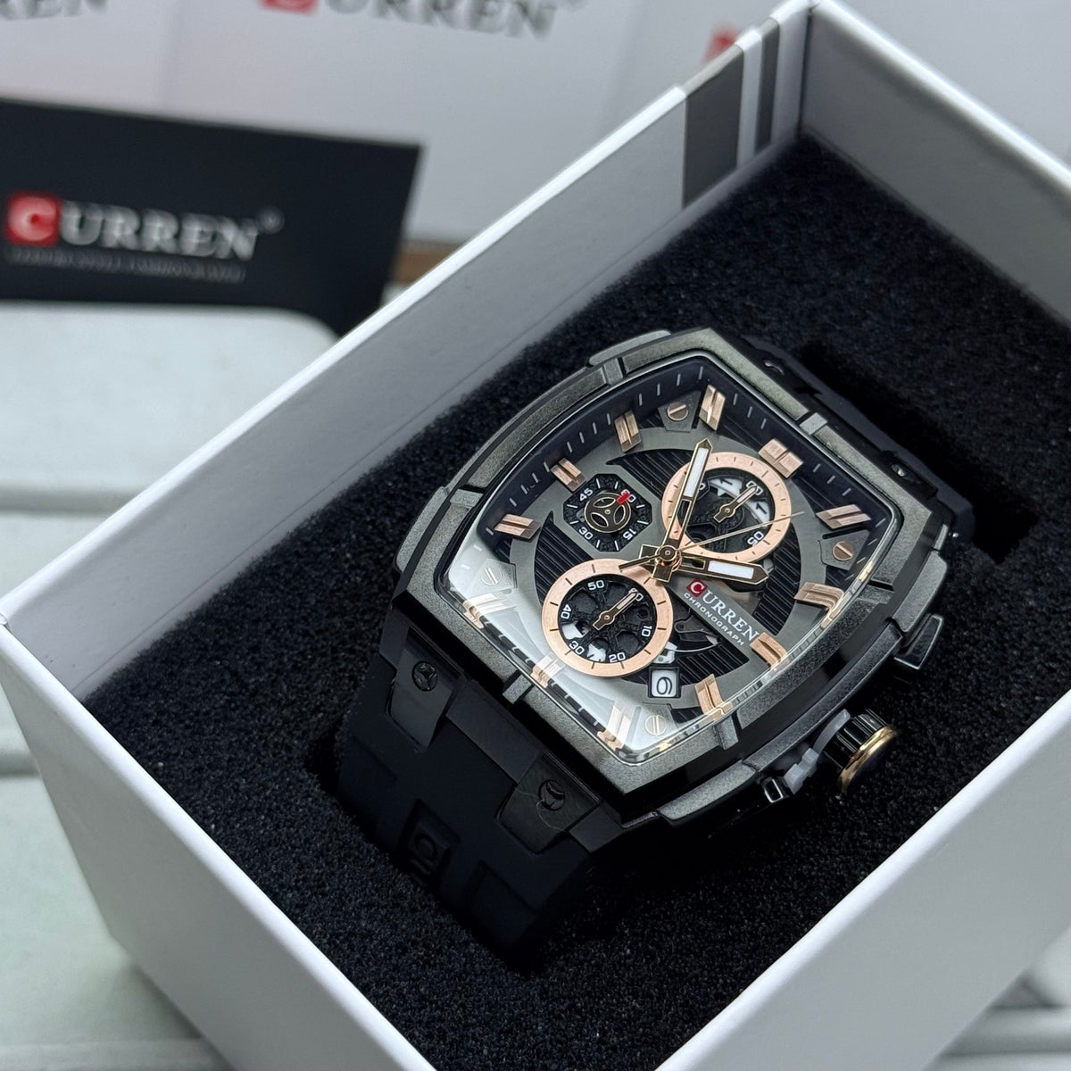 CURREN x GUESS ORIGINAL PARA HOMBRE FUNCIONAL REF 8488 NOR