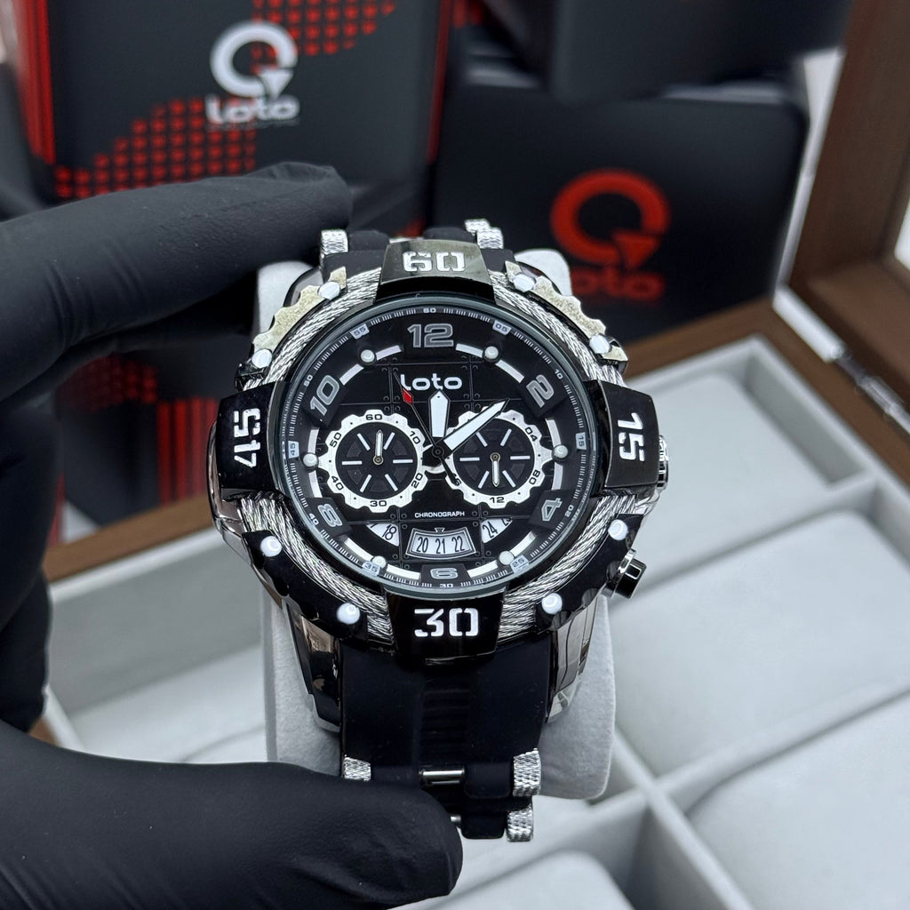 LOTO X INVICTA ORIGINAL  FUNCIONAL SUMERGIBLE PARA HOMBRE REF-2544-NP