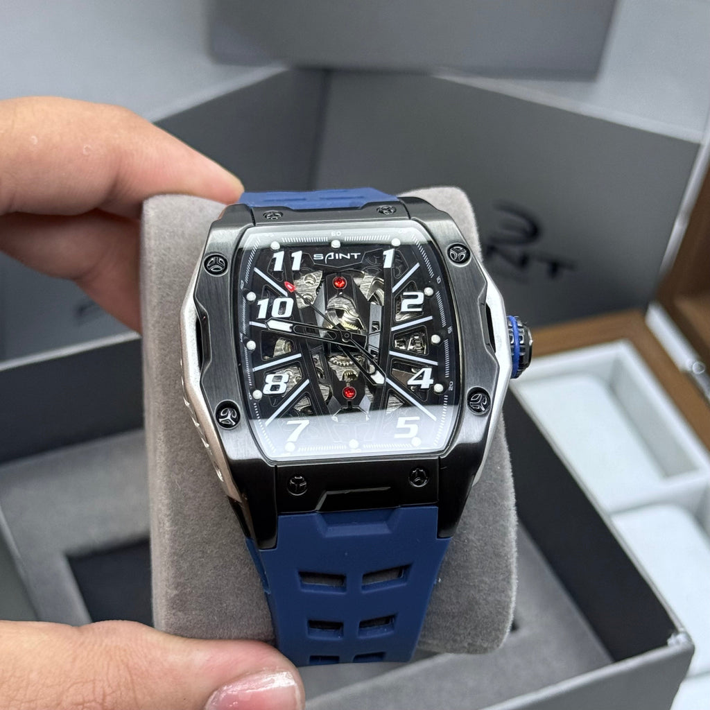 SAINT x RICHARD MILLER ORIGINAL PARA HOMBRE AUTOMATICO GOMA REF-9087-AN