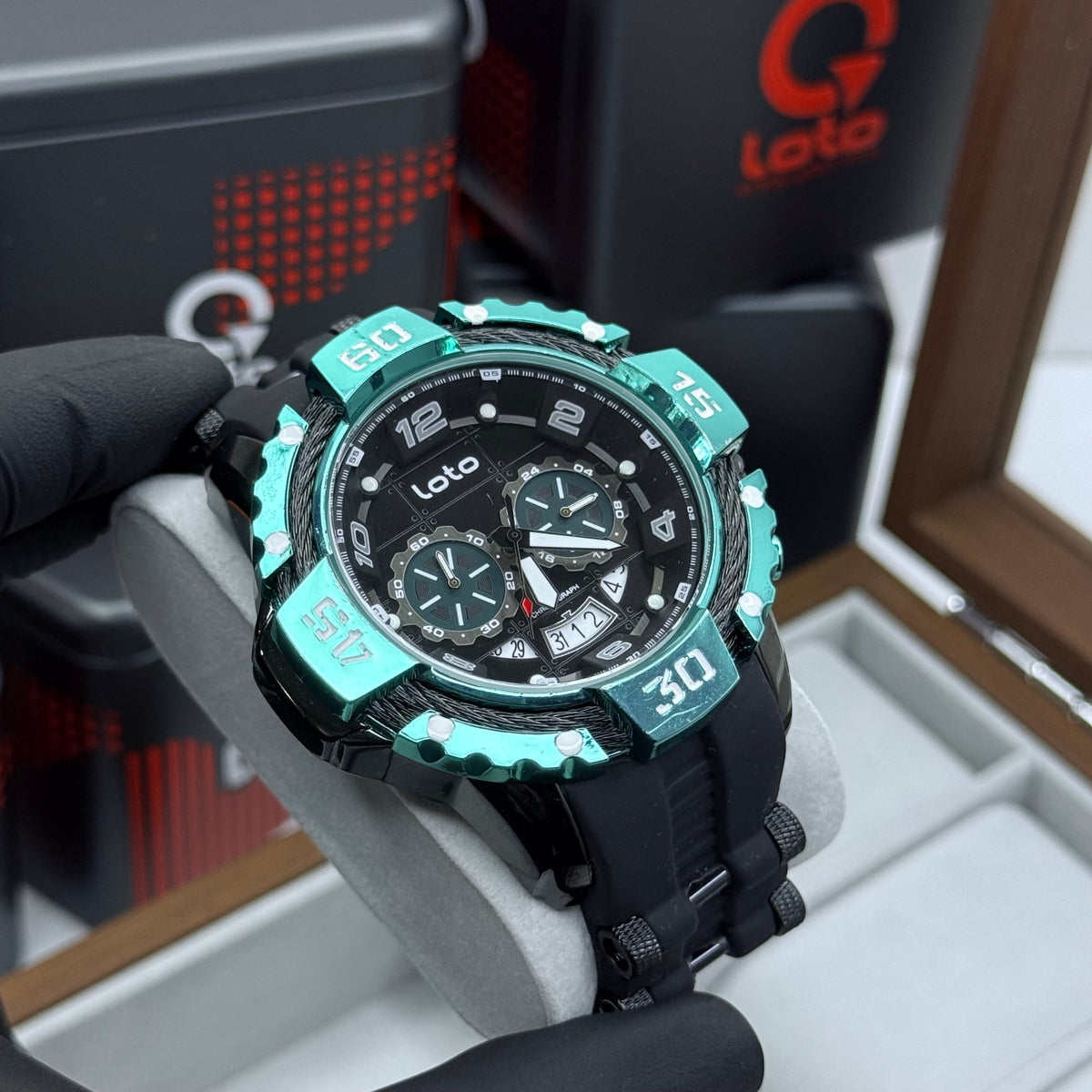 LOTO X INVICTA ORIGINAL  FUNCIONAL SUMERGIBLE PARA HOMBRE REF-2544-NA