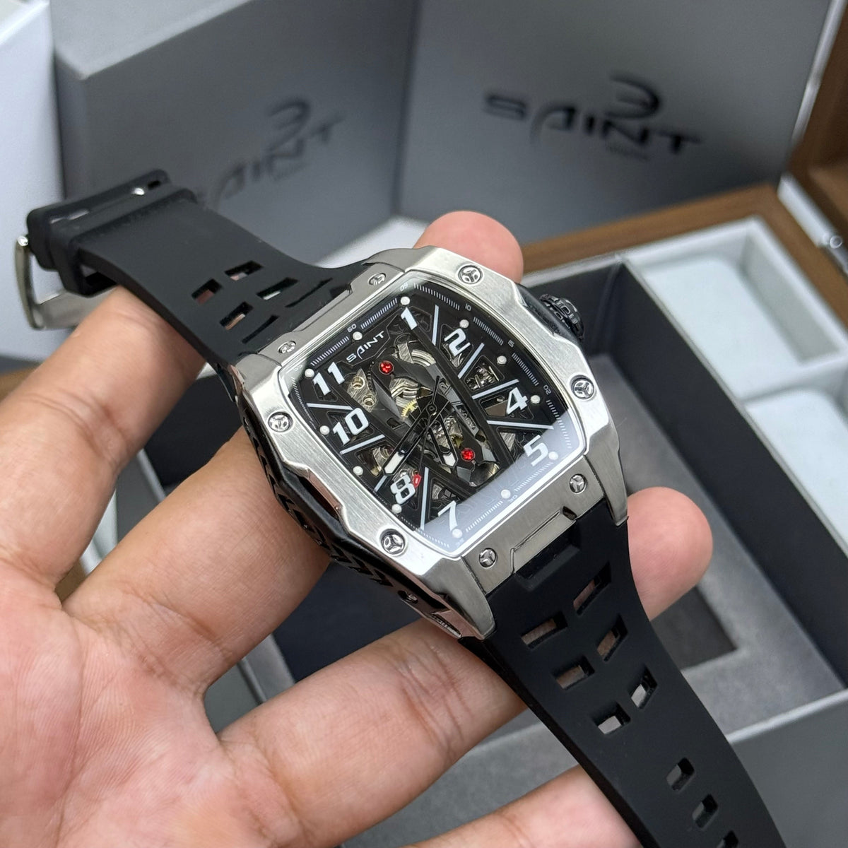 SAINT x RICHARD MILLER ORIGINAL PARA HOMBRE AUTOMÁTICO GOMAREF-9087-NNP