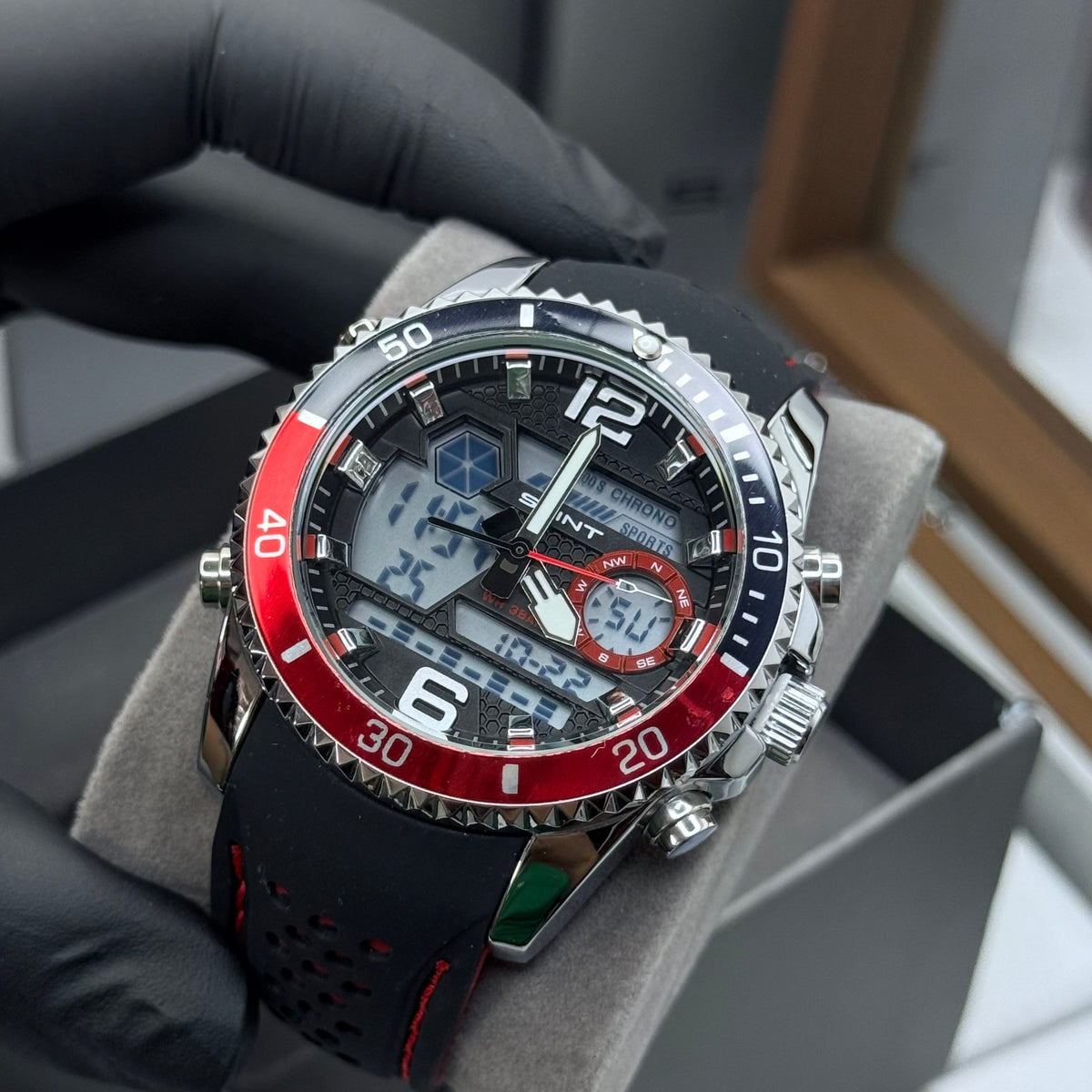SAINT x RLX ORIGINAL DOBLE HORA PARA HOMBRE REF-6023-NPR