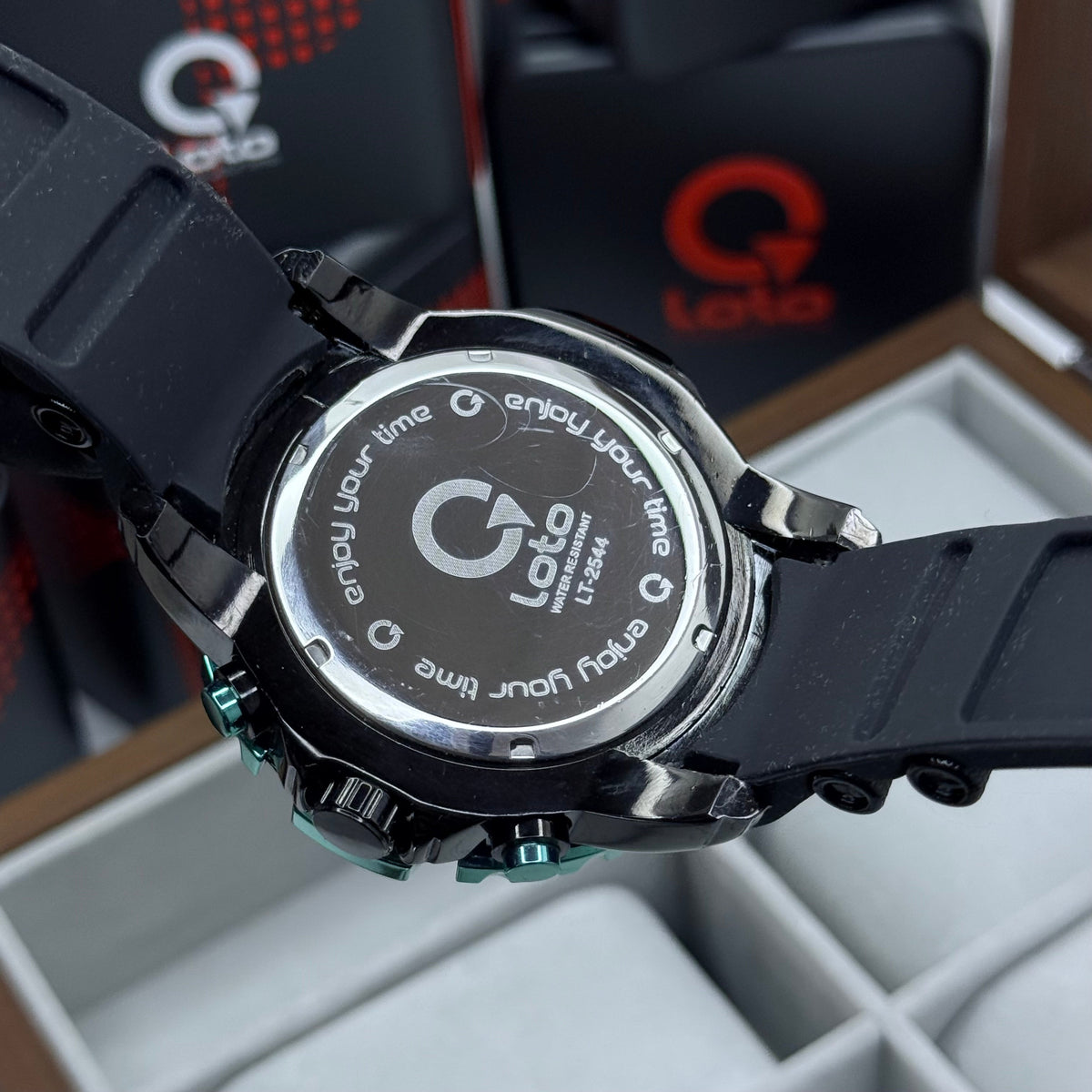 LOTO X INVICTA ORIGINAL  FUNCIONAL SUMERGIBLE PARA HOMBRE REF-2544-NA