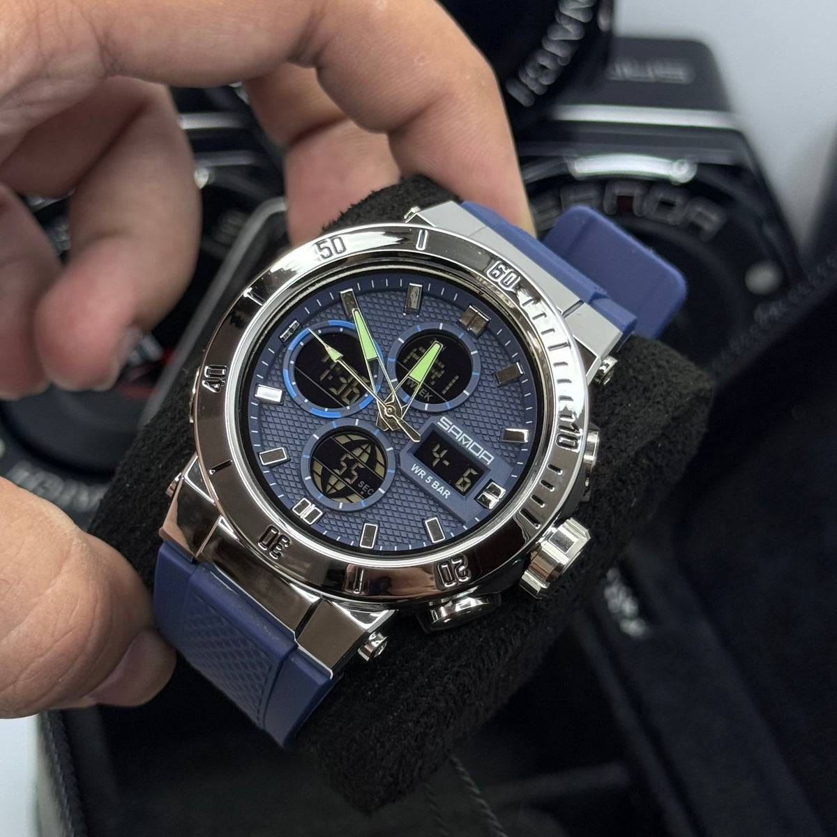 SANDA ORIGINAL DOBLE HORA PARA HOMBRE REF-6191-APA