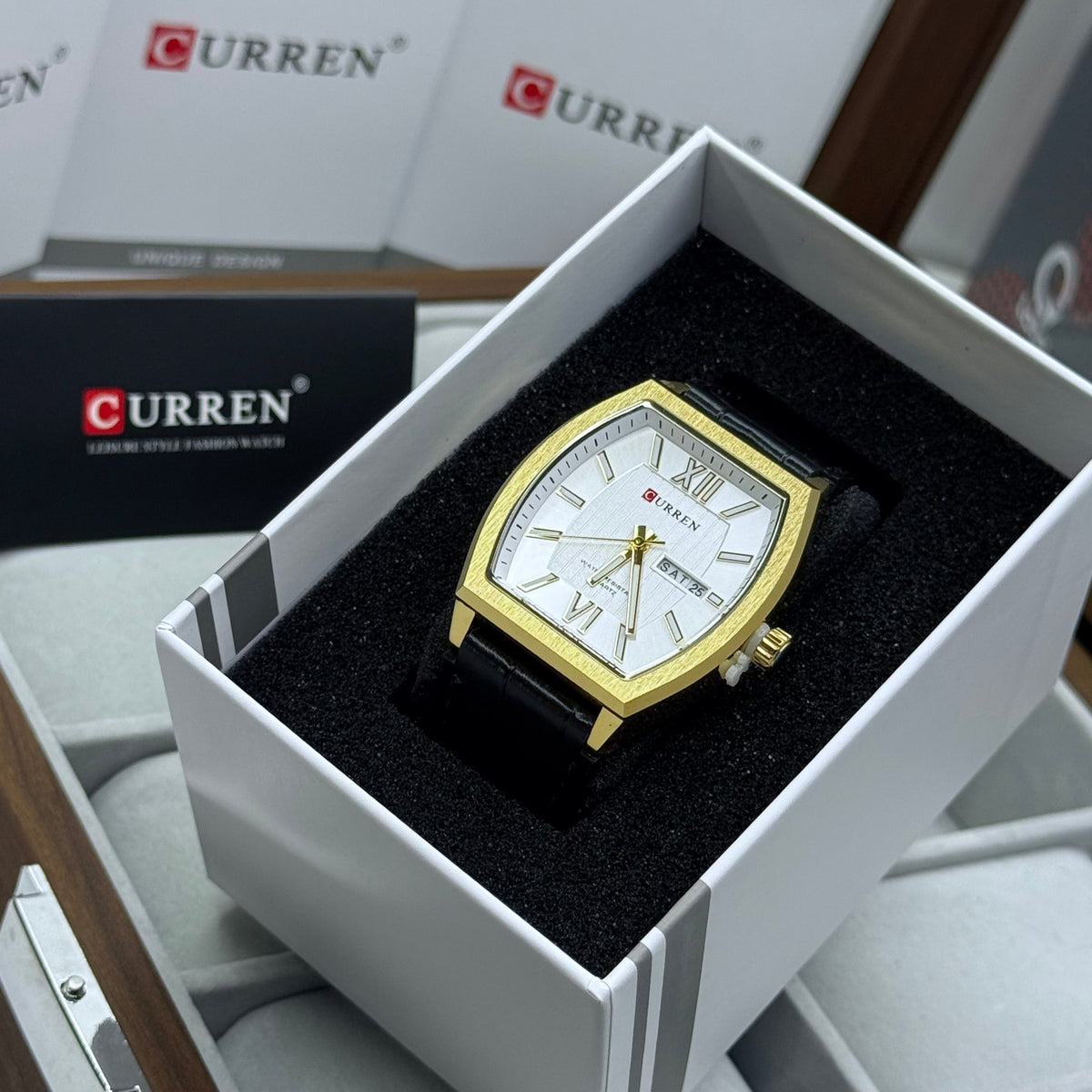 CURREN X CARTIER ORIGINAL PARA HOMBRE REF ROADTER 8478-NDB