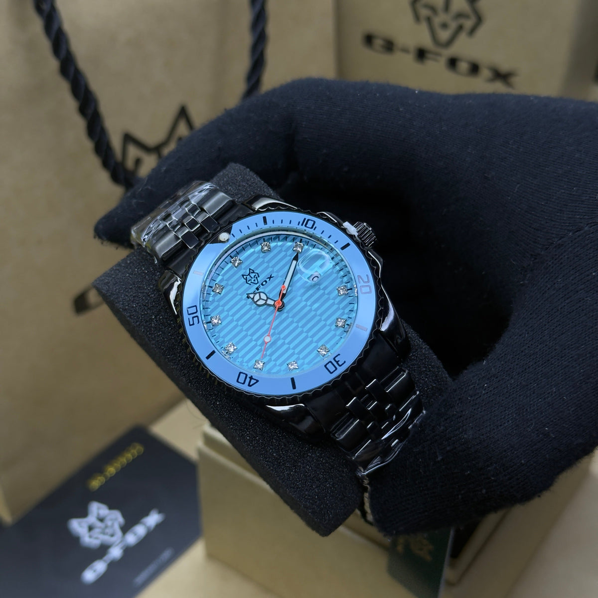 G FOX ORIGINAL x RLX SUMERGIBLE PARA HOMBRE REF-SUBMARINE 70582-NA
