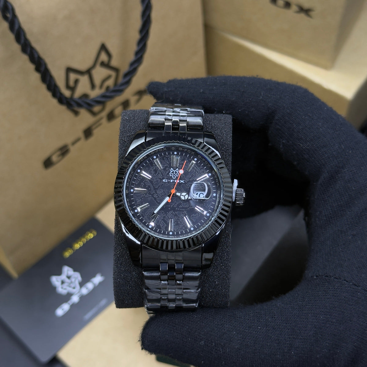 G FOX ORIGINAL x RLX SUMERGIBLE PARA HOMBRE REF-DAY DATE 22011-NN