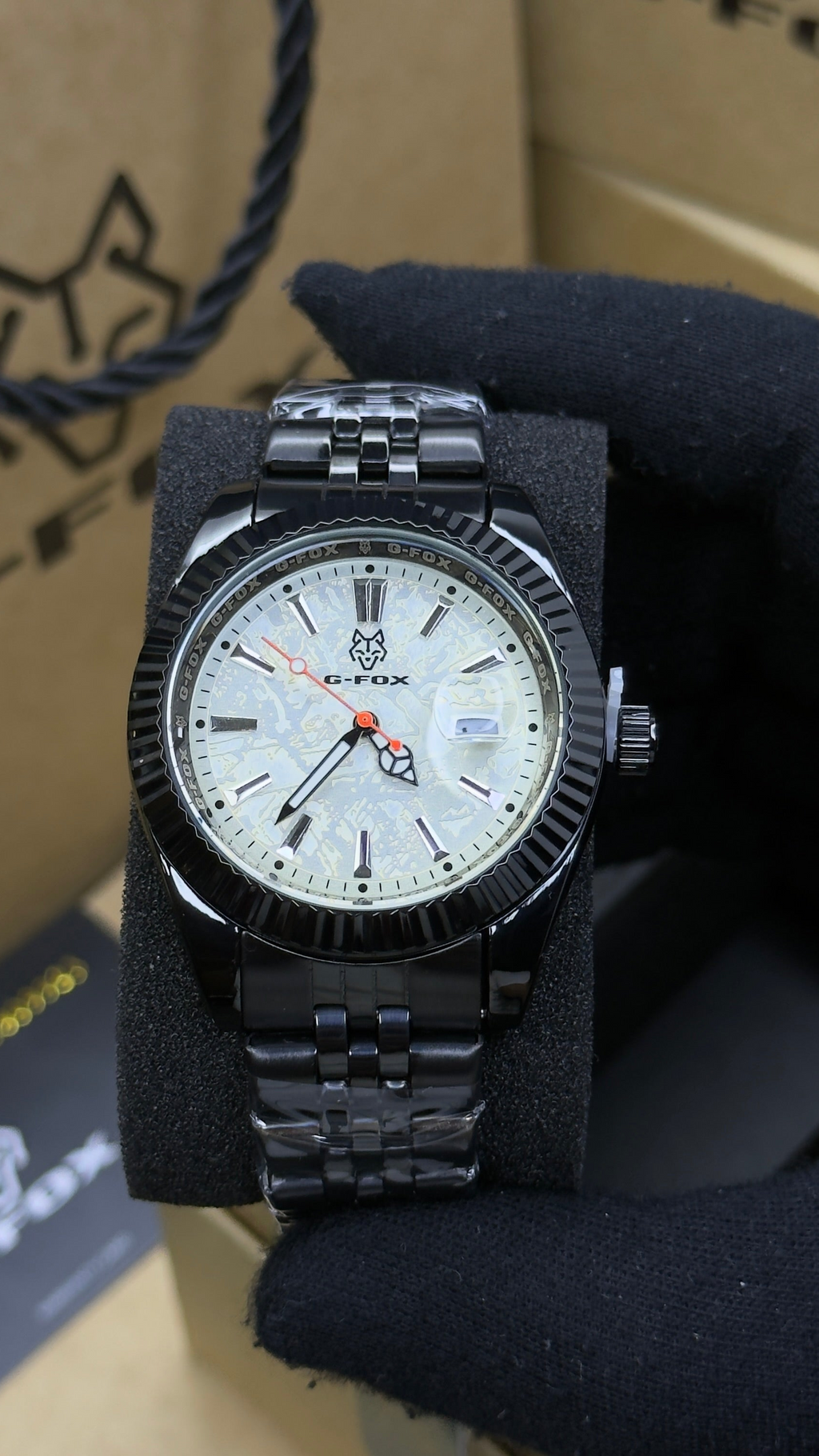 G FOX ORIGINAL x RLX SUMERGIBLE PARA HOMBRE REF-DAY DATE 22011-NB