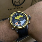 G FOX ORIGINAL DOBLE HORA POR INVICTA SUMERGIBLE PARA HOMBRE REF-1976G2-ND