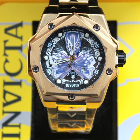 INVICTA PARA HOMBRE PANTERA NEGRA REF-DD