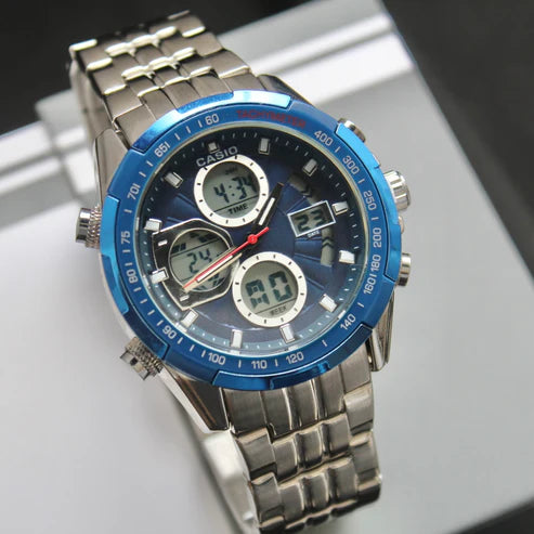 CASIO DOBLE HORA SUMERGUBLE PARA HOMBRE REF 9197-PA