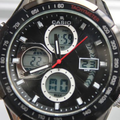 CASIO DOBLE HORA SUMERGUBLE PARA HOMBRE REF 9197-PN