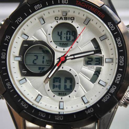 CASIO DOBLE HORA SUMERGUBLE PARA HOMBRE REF 9197-PB