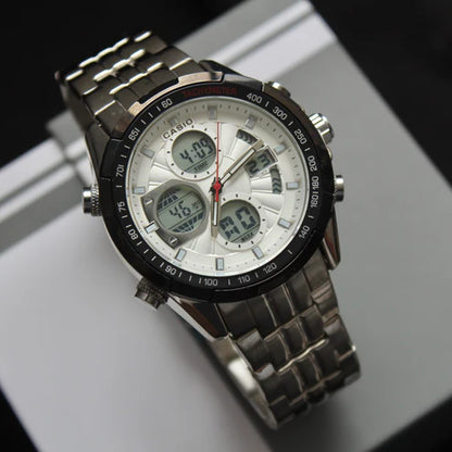 CASIO DOBLE HORA SUMERGUBLE PARA HOMBRE REF 9197-PB