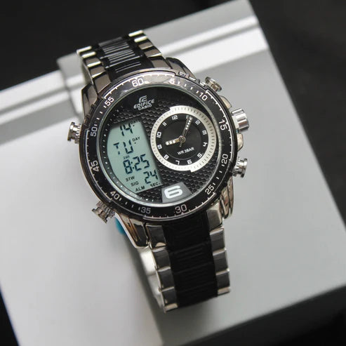 CASIO DOBLE HORA PARA HOMBRE REF-BIN