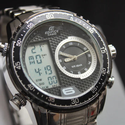 CASIO DOBLE HORA PARA HOMBRE REF-PN