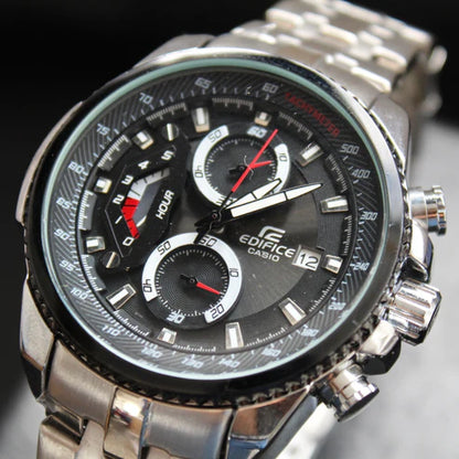 CASIO EDIFICE FUNCIONAL PARA HOMBRE REF EF558-PN