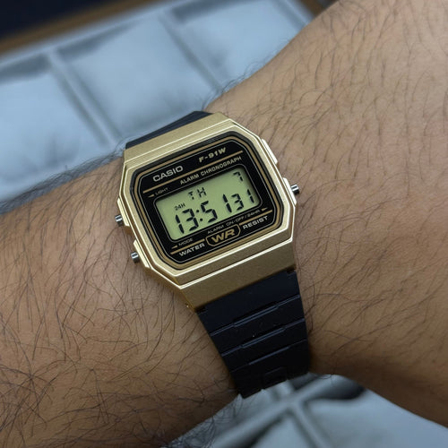CASIO ORIGINAL PARA HOMBRE REF-F-91WM-9A