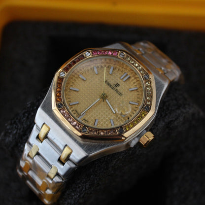 AUDEMARS PIGUET CUBANO PARA DAMA REF-6878-BDD