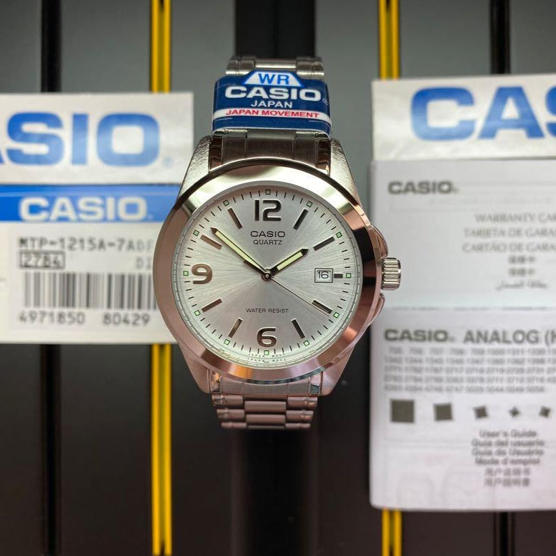 CASIO ORIGINAL PARA HOMBRE REF- MTP-1215A-7A