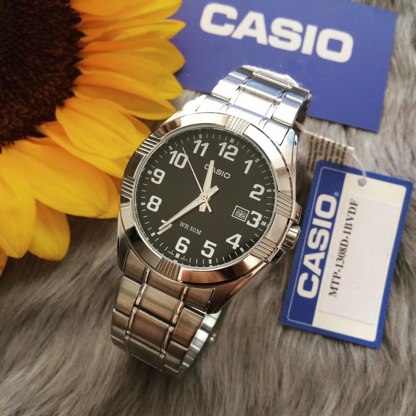 CASIO ORIGINAL PARA HOMBRE REF-MTP-1308D-1B